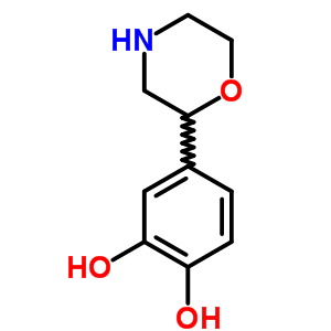 4-(Morpholin-2-yl)benzene-1,2-diol Structure,54826-84-5Structure