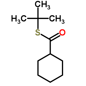 Cyclohexanecarbothioic acid s-tert-butyl ester Structure,54829-37-7Structure