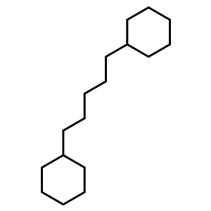 1,1’-(1,5-Pentanediyl)biscyclohexane Structure,54833-31-7Structure