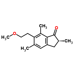 (R)-2,3-dihydro-6-(2-methoxyethyl)-2,5,7-trimethyl-1h-inden-1-one Structure,54854-89-6Structure