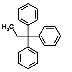 1,1,1-三苯基丙烷結構式_54889-83-7結構式