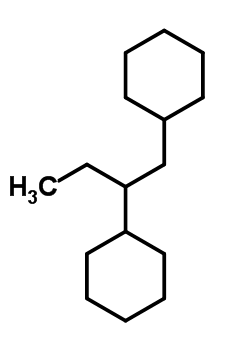 1,1’-(1-Ethyl-1,2-ethanediyl)biscyclohexane Structure,54890-01-6Structure