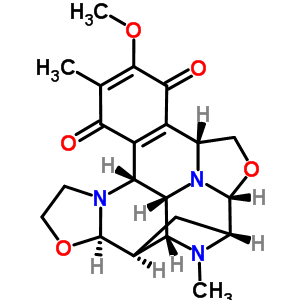 (3aS)-1,2,3a,4,4abeta,6,7,9,13bbeta,13cbeta-十氫-7beta-羥基-9alpha-(羥基甲基)-11-甲氧基-5,12-二甲基-4alpha,6alpha-甲橋-5H-苯并[h]惡唑并[3,2-a]吡嗪并[3,2,1-de][1,5]萘啶-10,13-二酮結(jié)構(gòu)式_54913-26-7結(jié)構(gòu)式