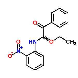 α-ethoxy-α-[(2-nitrophenyl)amino]acetophenone Structure,54934-78-0Structure