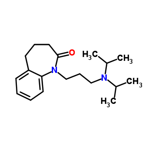 2,3,4,5-Tetrahydro-1-[3-(diisopropylamino)propyl ]-1h-1-benzazepin-2-one Structure,54951-28-9Structure