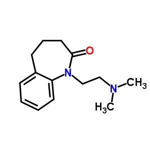 2,3,4,5-Tetrahydro-1-[2-(dimethylamino)ethyl ]-1h-1-benzazepin-2-one Structure,54951-29-0Structure