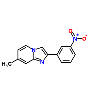 7-Methyl-2-(3-nitrophenyl)imidazo[1,2-a]pyridine Structure,54970-96-6Structure