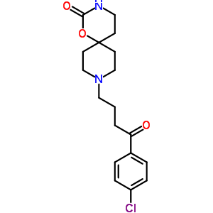 9-[3-(P-chlorobenzoyl)propyl ]-1-oxa-3,9-diazaspiro[5.5]undecan-2-one Structure,54981-19-0Structure