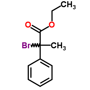 Ethyl 2-bromo-2-phenylpropanoate Structure,55004-59-6Structure