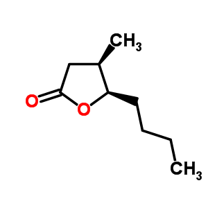 (4R,5r)-rel-5-butyldihydro-4-methyl-2(3h)-furanone Structure,55013-32-6Structure