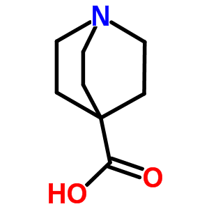 1-Aza-bicyclo[2.2.2]octane-4-carboxylic acid Structure,55022-88-3Structure