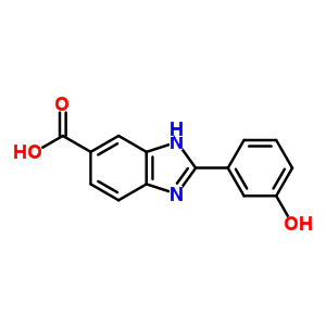 2-(3-Hydroxy-phenyl)-3h-benzoimidazole-5-carboxylic acid Structure,550300-30-6Structure