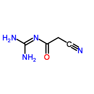 Cyanoacetyl guanidine Structure,55034-35-0Structure