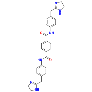 N,n-bis[4-(4,5-dihydro-1h-imidazol-2-ylmethyl)phenyl]benzene-1,4-dicarboxamide Structure,5507-11-9Structure