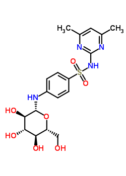 N(4)-glucopyranosylsulfamethazine Structure,55101-26-3Structure