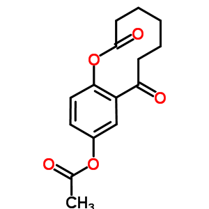 10-(Acetyloxy)-4,5,6,7-tetrahydro-2h-1-benzoxecin-2,8(3h)-dione Structure,55129-60-7Structure