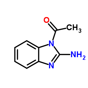 1H-benzimidazol-2-amine,1-acetyl-(9ci) Structure,55142-10-4Structure