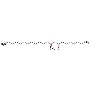 2-十四烷醇辛酸酯結(jié)構(gòu)式_55193-79-8結(jié)構(gòu)式