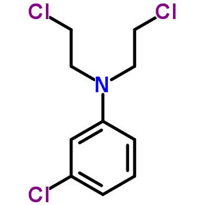 3-Chloro-n,n-bis(2-chloroethyl)benzenamine Structure,5520-28-5Structure