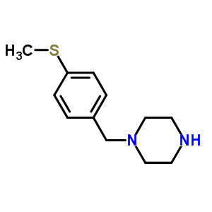 1-[4-(Methylthio)benzyl]piperazine Structure,55212-35-6Structure