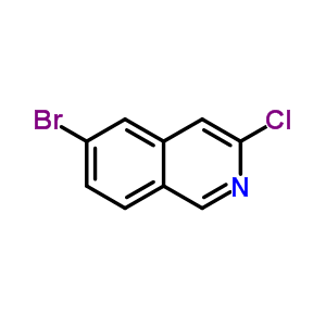 6-Bromo-3-chloroisoquinoline Structure,552331-06-3Structure