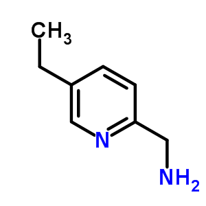 (5-乙基吡啶-2-基)甲胺結構式_55243-14-6結構式