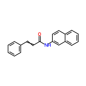 N-(2-naphthalenyl)-3-phenylpropenamide Structure,55255-54-4Structure