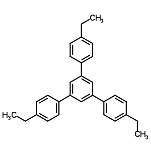 4,4’’-Diethyl-5’-(4-ethylphenyl)-1,1’:3’,1’’-terbenzene Structure,55255-72-6Structure