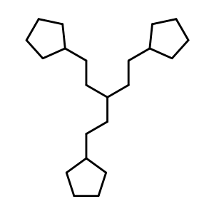 1,1’-[3-(2-Cyclopentylethyl)-1,5-pentanediyl ]biscyclopentane Structure,55255-85-1Structure