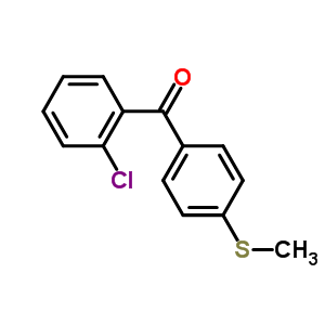 2-Chloro-4’-(thiomethyl)benzophenone Structure,55270-72-9Structure