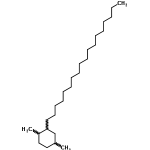 1,4-Dimethyl-2-octadecylcyclohexane Structure,55282-02-5Structure