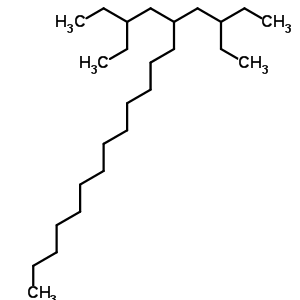 3-乙基-5-(2-乙基丁基)十八烷結(jié)構(gòu)式_55282-12-7結(jié)構(gòu)式