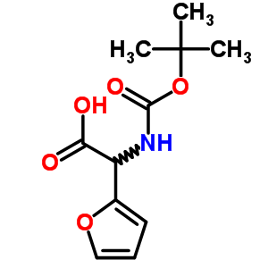 Boc-2-amino-2-furanacetic acid Structure,55362-75-9Structure