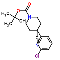 1-N-boc-4-(3-chlorophenyl)-4-cyanopiperidine Structure,553631-33-7Structure