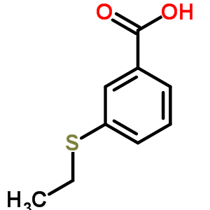 3-Ethylsulfanylbenzoic acid Structure,5537-74-6Structure