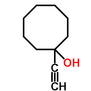 1-乙炔-1-環(huán)辛醇結(jié)構(gòu)式_55373-76-7結(jié)構(gòu)式