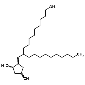 1-(2-Decyldodecyl)-2,4-dimethylcyclopentane Structure,55429-26-0Structure