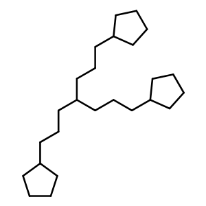 1,7-Dicyclopentyl-4-(3-cyclopentylpropyl)heptane Structure,55429-35-1Structure