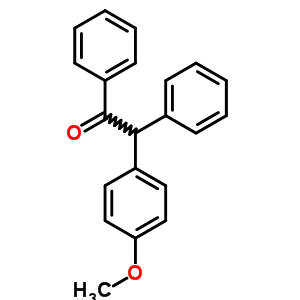 2-(P-methoxyphenyl)-2-phenyl-acetophenone Structure,5543-97-5Structure