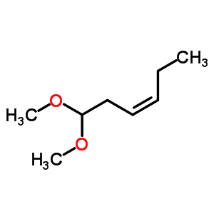 (Z)-3-己烯醛二甲基縮醛結(jié)構(gòu)式_55444-65-0結(jié)構(gòu)式