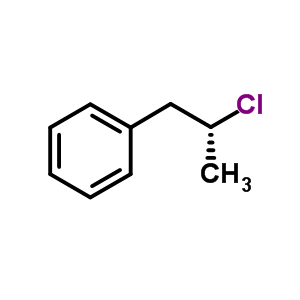 ((R)-2-氯-丙基)-苯結(jié)構(gòu)式_55449-46-2結(jié)構(gòu)式