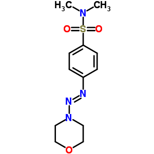 Benzenesulfonamide,n,n-dimethyl-4-[2-(4-morpholinyl)diazenyl]- Structure,55469-82-4Structure