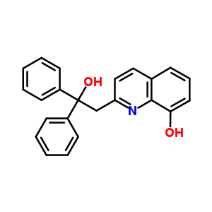 2-(2-Hydroxy-2,2-diphenyl-ethyl)quinolin-8-ol Structure,55484-39-4Structure