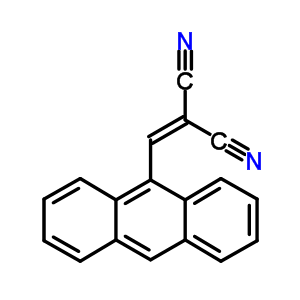 (9-Anthrylmethylene)malononitrile Structure,55490-87-4Structure