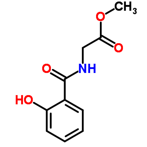 N-(2-hydroxybenzoyl)glycine methyl ester Structure,55493-89-5Structure