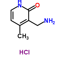 3-(Aminomethyl)-4-methylpyridin-2(1h)-one hydrochloride Structure,55496-65-6Structure