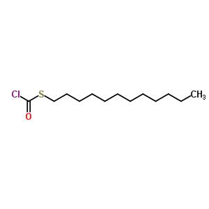 Chloridothiocarbonic acid s-dodecyl ester Structure,55512-40-8Structure