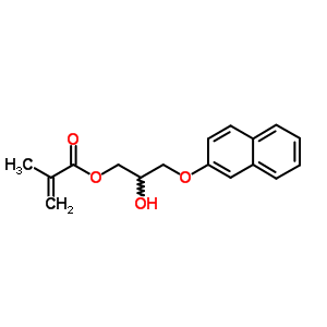 2-Hydroxy-3-beta-naphthoxypropyl methacrylate Structure,55526-86-8Structure