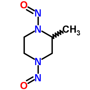 Piperazine, 2-methyl-1,4-dinitroso-(6ci,9ci) Structure,55556-94-0Structure