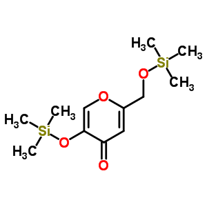 2-[(Trimethylsilyloxy)methyl ]-5-(trimethylsilyloxy)-4h-pyran-4-one Structure,55557-21-6Structure